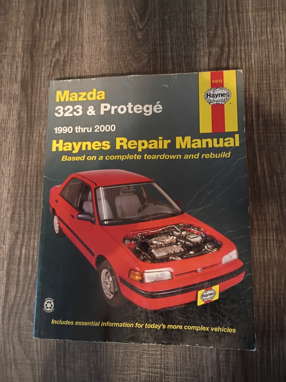 Haynes Repair Manual - Mazda 323 & Protegé (Red)